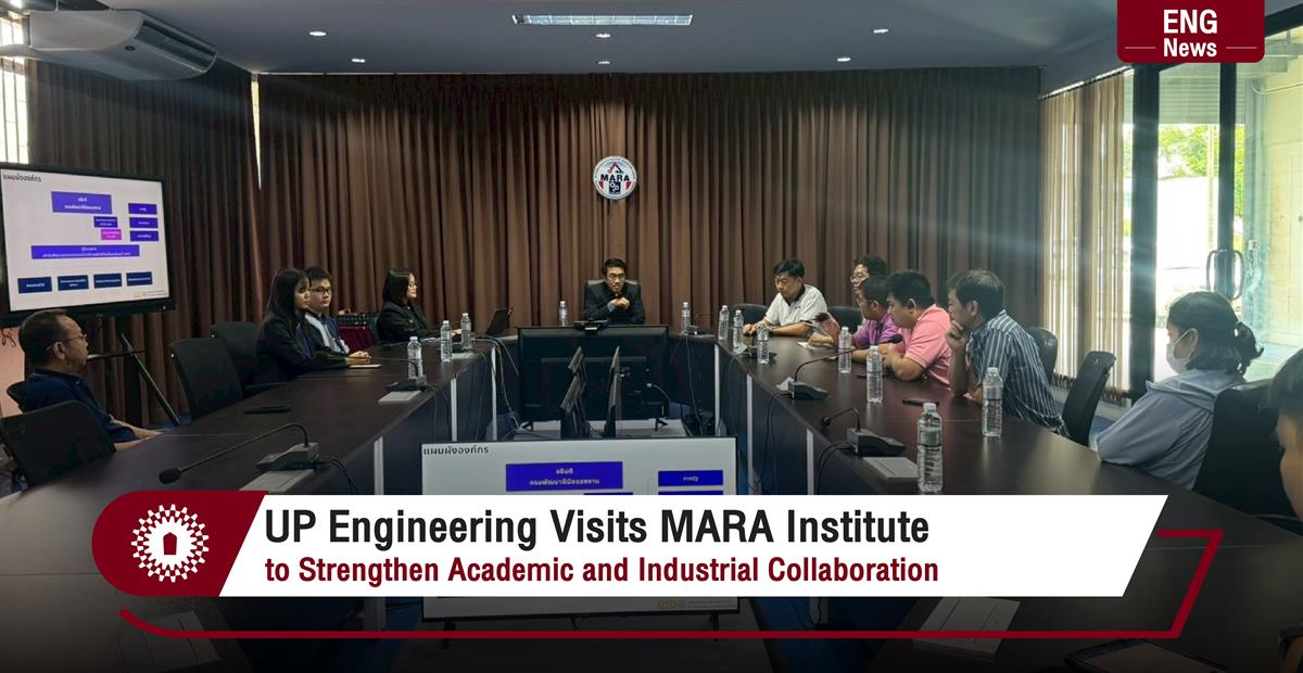 UP Engineering Visits MARA Institute to Strengthen Academic and Industrial Collaboration